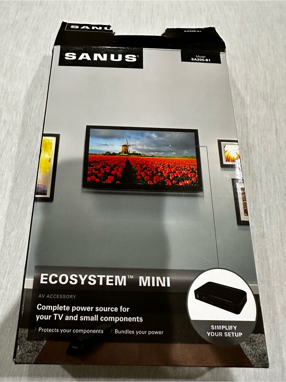 Sanus Ecosystem Mini AV Power Adapter in Black